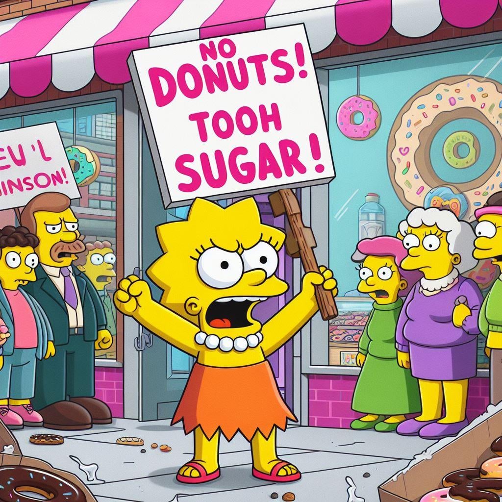 Lisa prohíbe los donuts 1