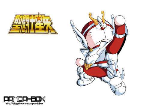 Doraemon Caballeros del Zodiaco